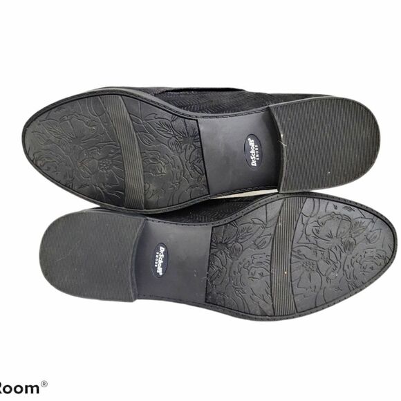 Dr. SCHOLL'S Faux Suede Black  Slip On Loafers 7M - Picture 10 of 11